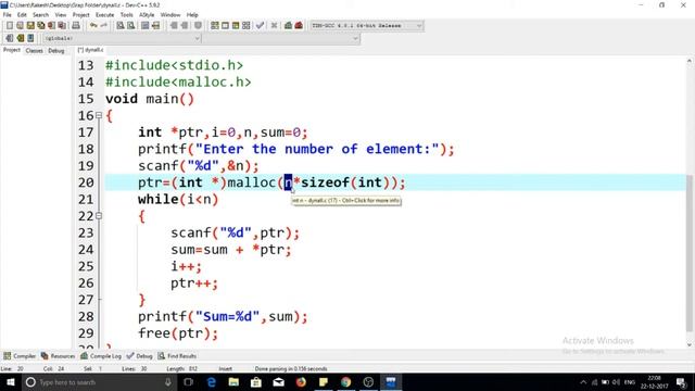 C language Tutorial in Hindi #11: Dynamic Memory Allocation смотреть онлайн