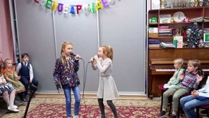 Экспромт от Изабеллы и Леры на открытом уроке