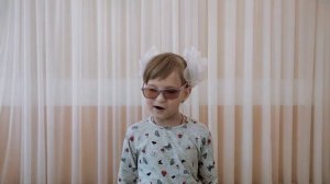 Иванова Кира, 6 лет, песня "Лесной олень"