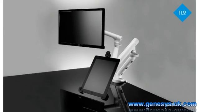 Flo Dual Monitor Arm | Flo Dual Monitor Mount смотреть онлайн