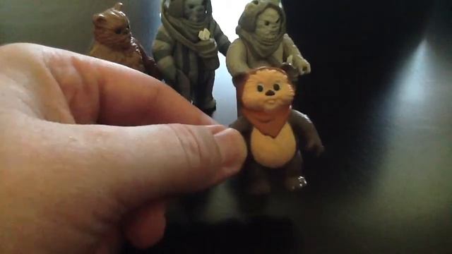 Vintage Star Wars figures, Ewoks смотреть онлайн