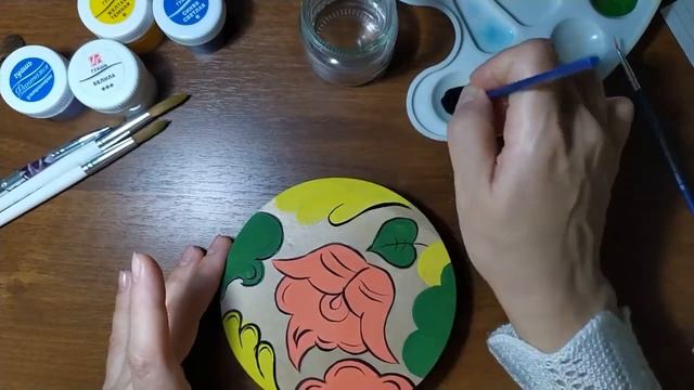 Мастер-класс «Традиционные узоры». Северодвинская роспись. смотреть онлайн