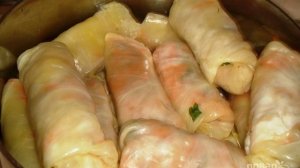 Маринованные голубцы с морковью по-корейски