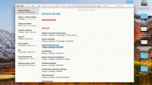 Katalon Studio | Some Important Settings | Preferences