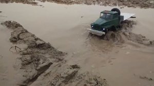 Проект 2 Урал 4320 6х6 1/10 военная кабина. Гряземес.#rctruck , #rc1