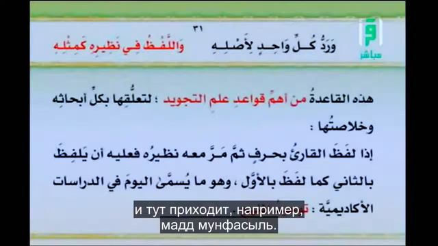 Айман Сувейд 6 Чтение подобных букв с субтитрами на русском смотреть онлайн
