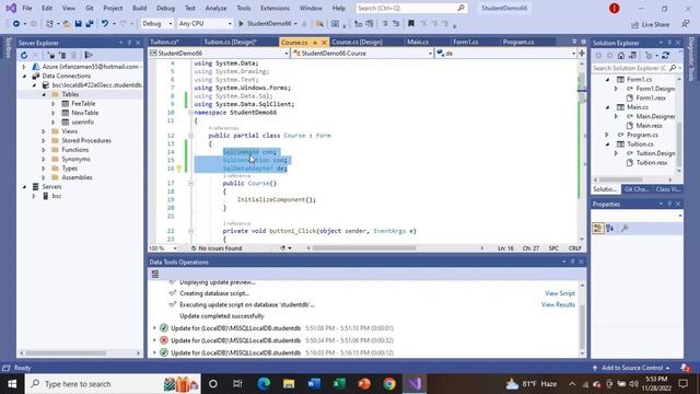 Student Management System in C# with Source Code P-2 смотреть онлайн