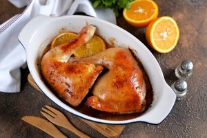 Курица в медово-соевом соусе
