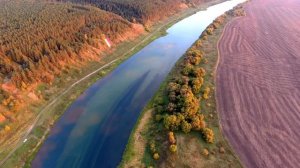 Полёты на параплане в Липецке снятые квадрокоптером
