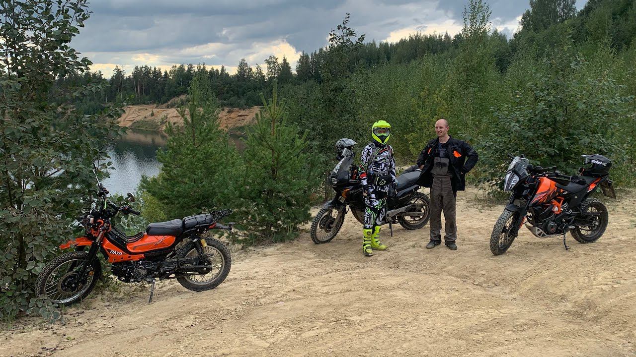 #8 Карьеры Кузьмоловский и Пугаревский | KTM 390 Adventure SW | G-moto Cross X | Honda Transalp