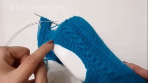 ?Красивые? ТАПОЧКИ СЛЕДОЧКИ?  двумя спицами.  Очень УДОБНЫЕ? Следки БЕЗ ШВОВ. БуднейNet?