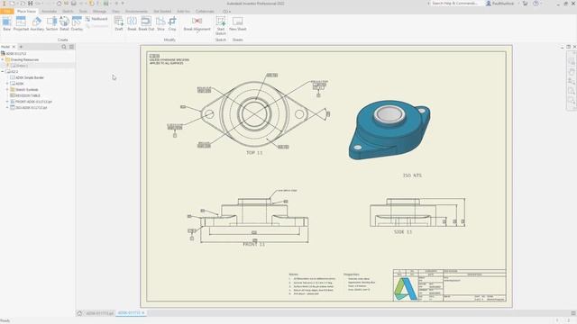 Autodesk Inventor 2022 What’s New: Drawing Automation смотреть онлайн