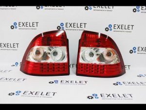 Установка задних светодиодных фонарей на Приору