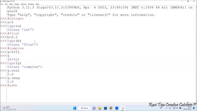 Python Data types and Data structures || Introduction to python Programming  || FIOT || CSE || JNTU