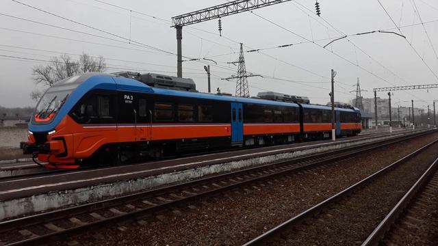 РА3-017 Брянск-Дятьково на станции Мальцевская смотреть онлайн