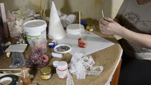 Ёлка топотушка на ножках - Идея декоративной елочки своими руками