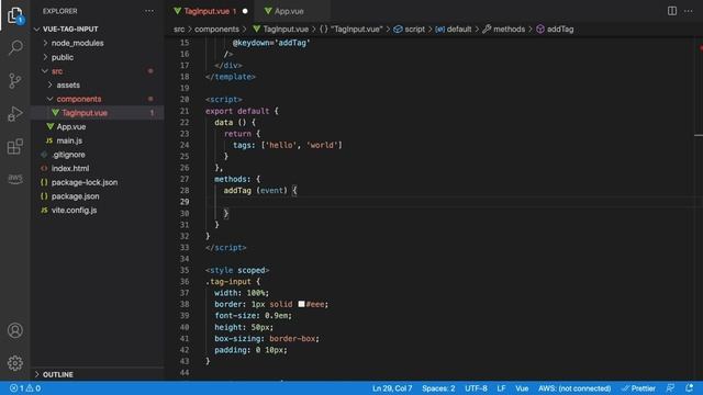 Building a VUE TAG INPUT to Organize User Content смотреть онлайн