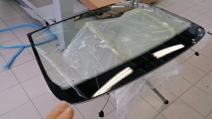 Skoda Rapid NEW устранение негерметичности лобового стекла.