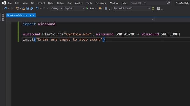 How to Stop and Play Music Using Python (Simple) (Winsound) смотреть онлайн