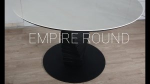 Круглый обеденный стол из керамогранита Kronco Empire Round