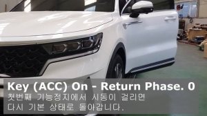 Выдвижные боковые пороги с подсветкой Kia Sorento 4 (MQ4) 2020+