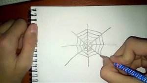 Рисуем #1 Как нарисовать паутину?