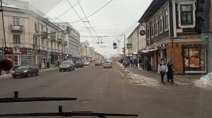 Город Ярославль 2024 год. Новое видео города Ярославль вид из окна АВТОБУСА.