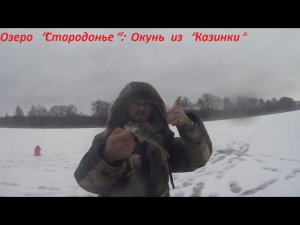 "Озеро "Стародонье": Окунь из "Казинки", 10.12.2022 село "Казинка".