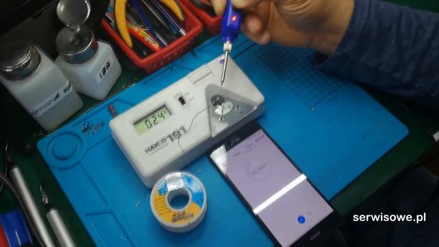 ZD-20D 8W battery soldering iron test - 3xAA 4,5V смотреть онлайн