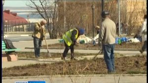 В Анадыре начались работы по благоустройству