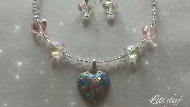 Украшения от Lili diy 💖 ♥️ ✨️ ❤️ 💕 💗 💖 Комплект ✨️ Сердце вселенной✨️ смотреть онлайн