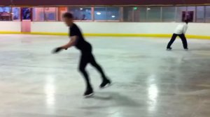 Figure Skating Practice: 09-20-11 (axel, double loop, double flip, cannonball, Michael Rubke)