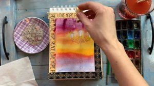 АКВАРЕЛЬНЫЙ ФОН СВОИМИ РУКАМИ ЗА 5 МИНУТ ДЛЯ НАЧИНАЮЩИХ