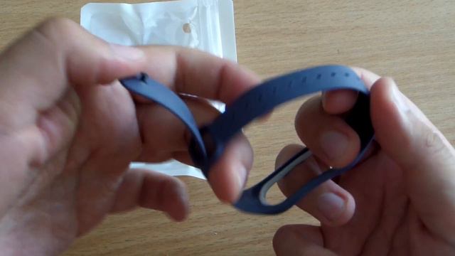 Браслет до MiBand3 темно синий