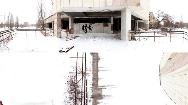 Виртуальная прогулка по Чернобылю. Припять. Гостиница Полесье (видео 360°) Chernobyl VR Video 360°