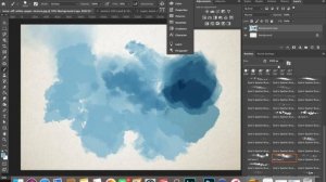 Photoshop brushes + quick watercolor edit