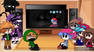 FNF (+ SOUL BF AND SOFT MOD) react to CORRUPTION MOD VS EVIL BF (FULL SONG'S) | by Phantom Fear