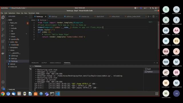 Flask - Lec3.1 - CSS files & Blueprint смотреть онлайн