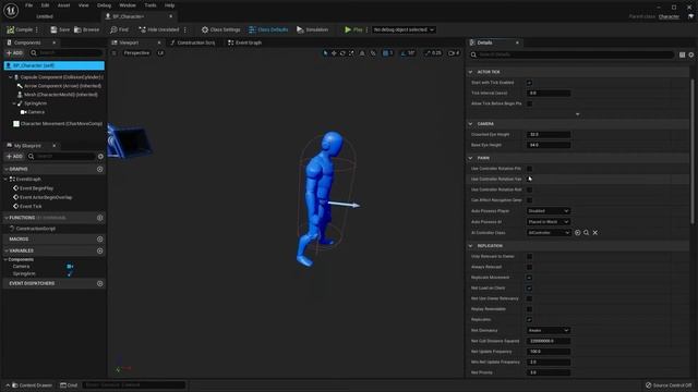 Unreal Engine 5 - How To Create A Third-Person Game | #06 Character Blueprint Setup смотреть онлайн