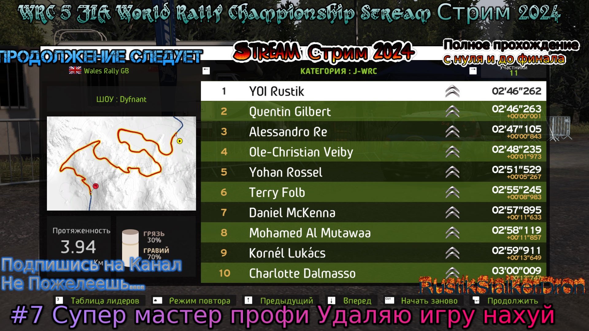 WRC 5 FIA World Rally Championship Stream Стрим 2024 #7 Супер мастер профи Удаляю игру нахуй