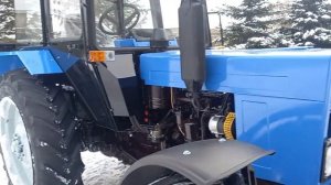 Обкатка трактора МТЗ-82 после вторичной сборки.