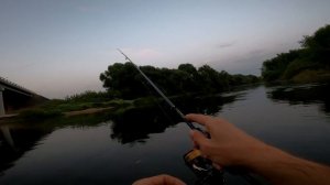 Охочусь за жерехом в последний день лета | Ловлю окуня и жереха на реке | Рыбалка в черте города