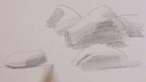 Уроки рисования | Как нарисовать камни