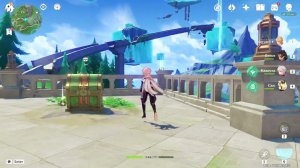 Чаепитие в прохладный полдень Чертёж декора Фонтейн Genshin