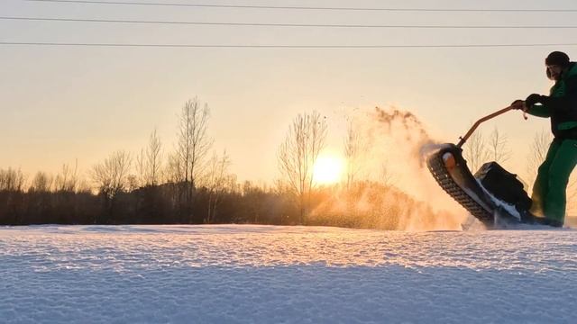 Мотосноуборды в Казани. Wake park, Торфяная #мотосноуборд #казань смотреть онлайн