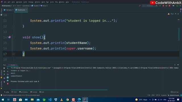 SUPER Keyword in Java | Uses of Super Keyword : Java Tutorial | Hindi #ShukriyaJava #learnjava