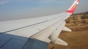Взлет Boeing 737-800 авиакомпании NordWind из Воронежа