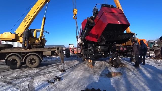 Привезли «НОВЫЙ» комбайн Палессе GS812