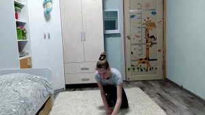 Повторяю ЗА Дарьей Принцесса СПОРТА ) КАУЧУК и ГИМНАСТИКА !