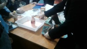 Опыты с уксусом . Искуственный вулкан и гейзер